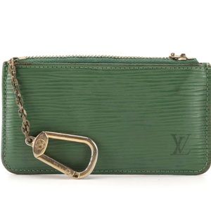 Louis Vuitton Pochette Clés in Borneo Green Epi Leather